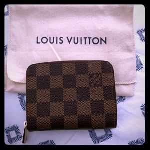 Louis Vuitton Damier Ebene zippy coin purse